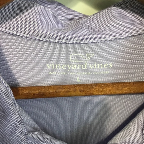 Vineyard Vines Made in Peru Light Purple Polo size L - Picture 3 of 11